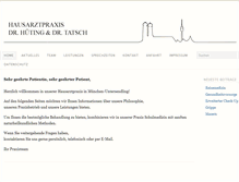 Tablet Screenshot of hausarzt-sendling.de